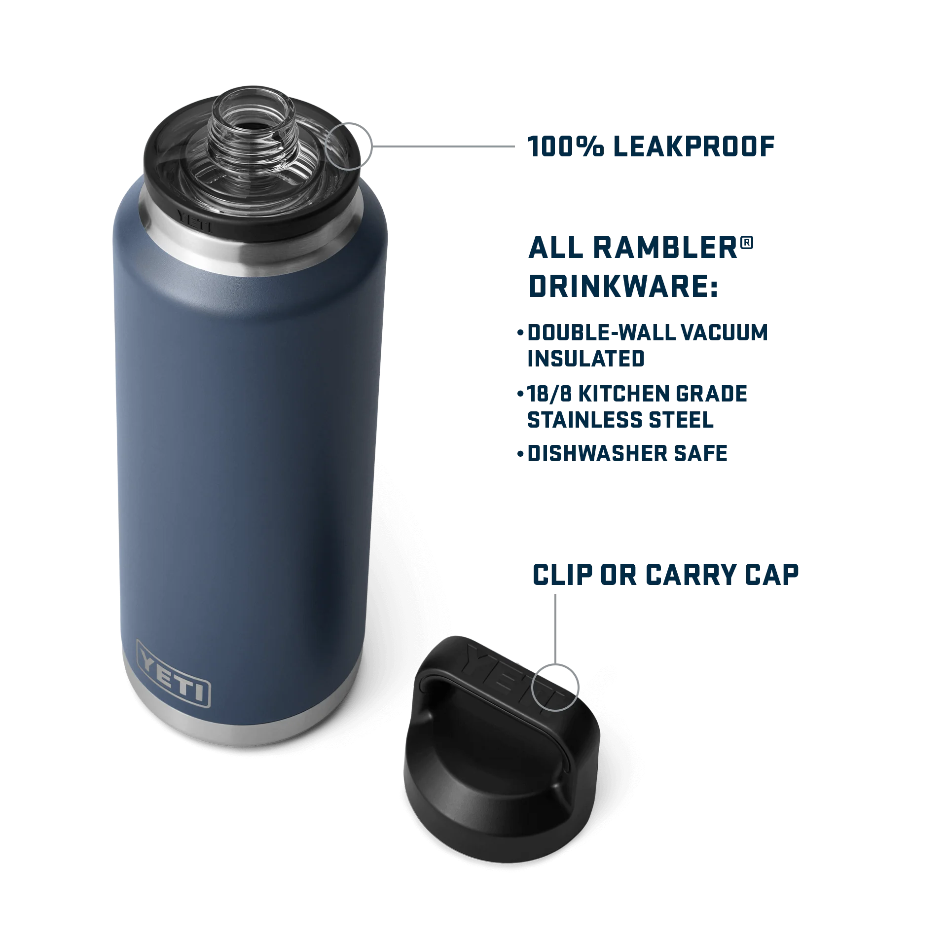 Rambler® 46 oz (1.4L) Bottle With Chug Cap - Image 17
