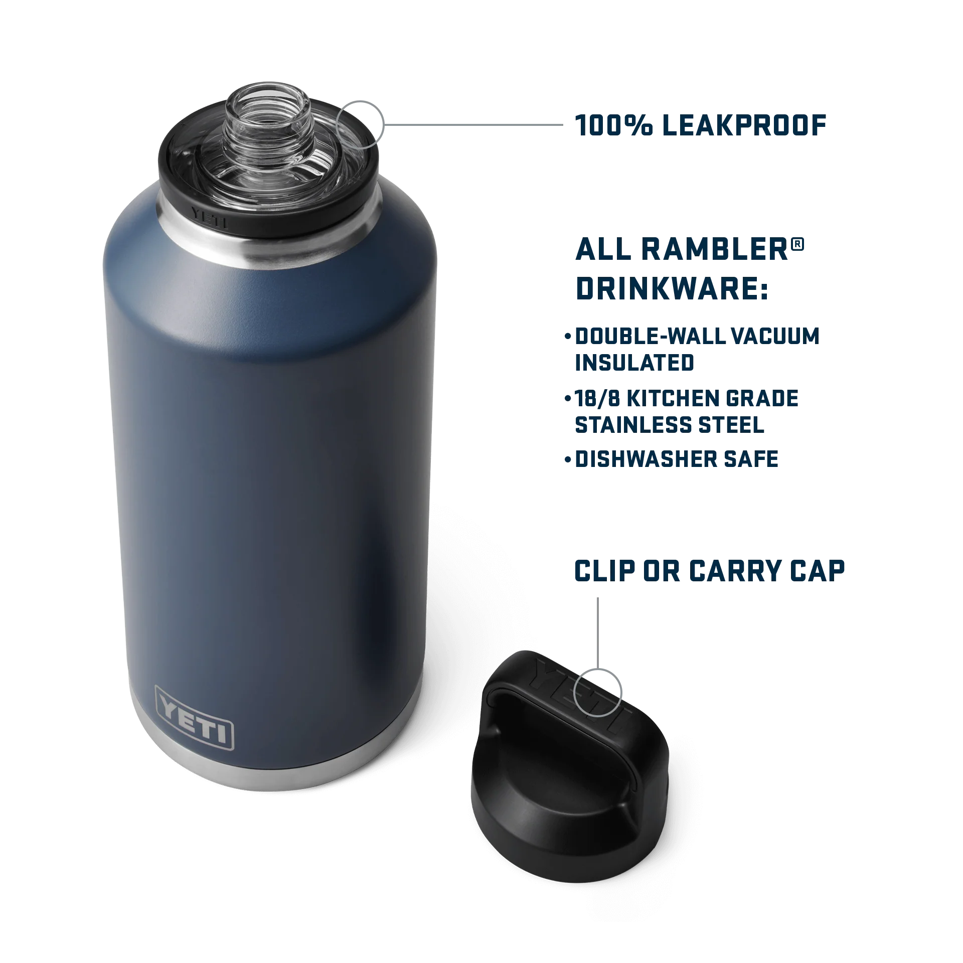 Rambler® 64 oz (1.9L) Bottle With Chug Cap - Image 66