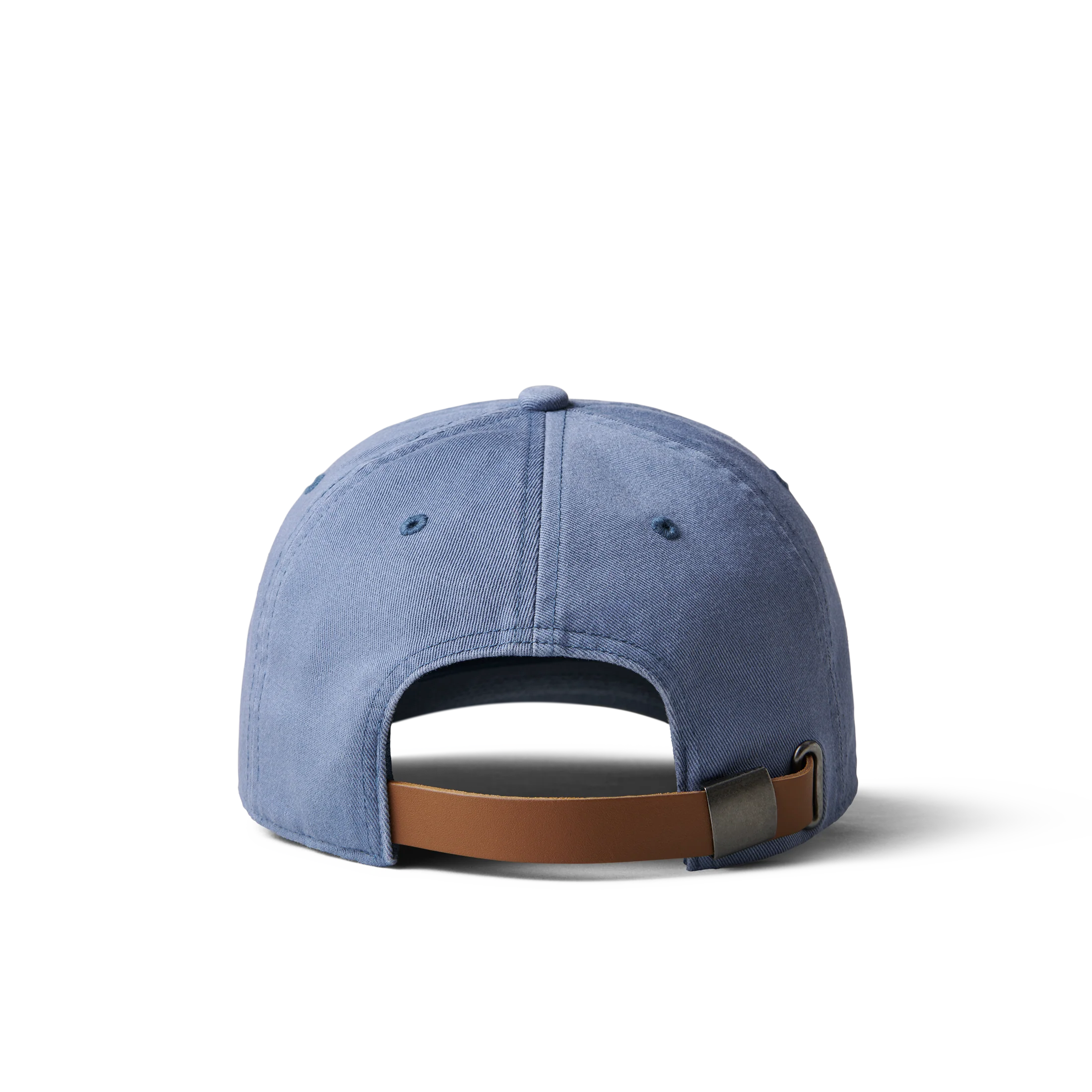 Leather Badge Logo Hat Offshore Blue - Image 3