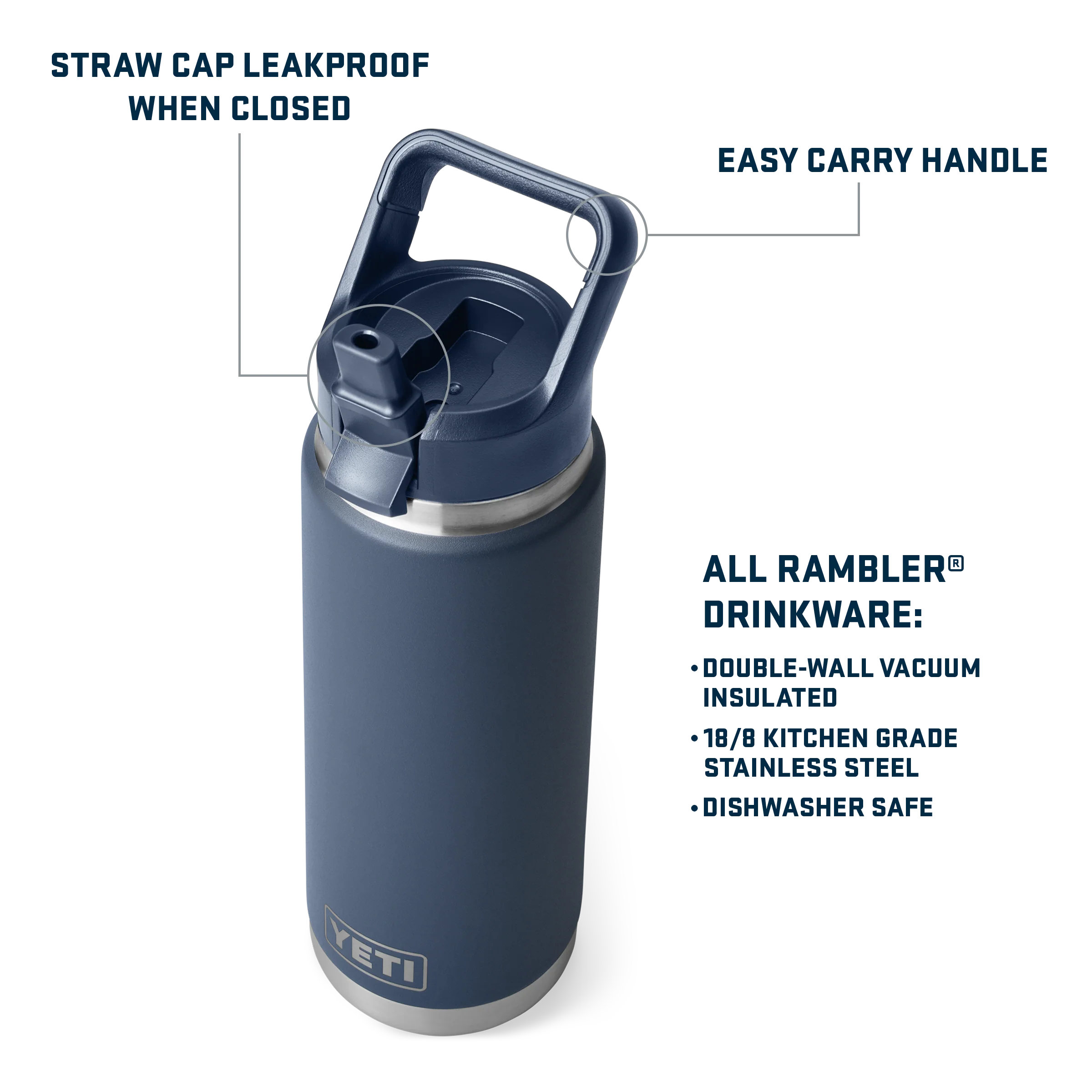 Rambler® 26 oz (769 ML) Straw Bottle - Image 90