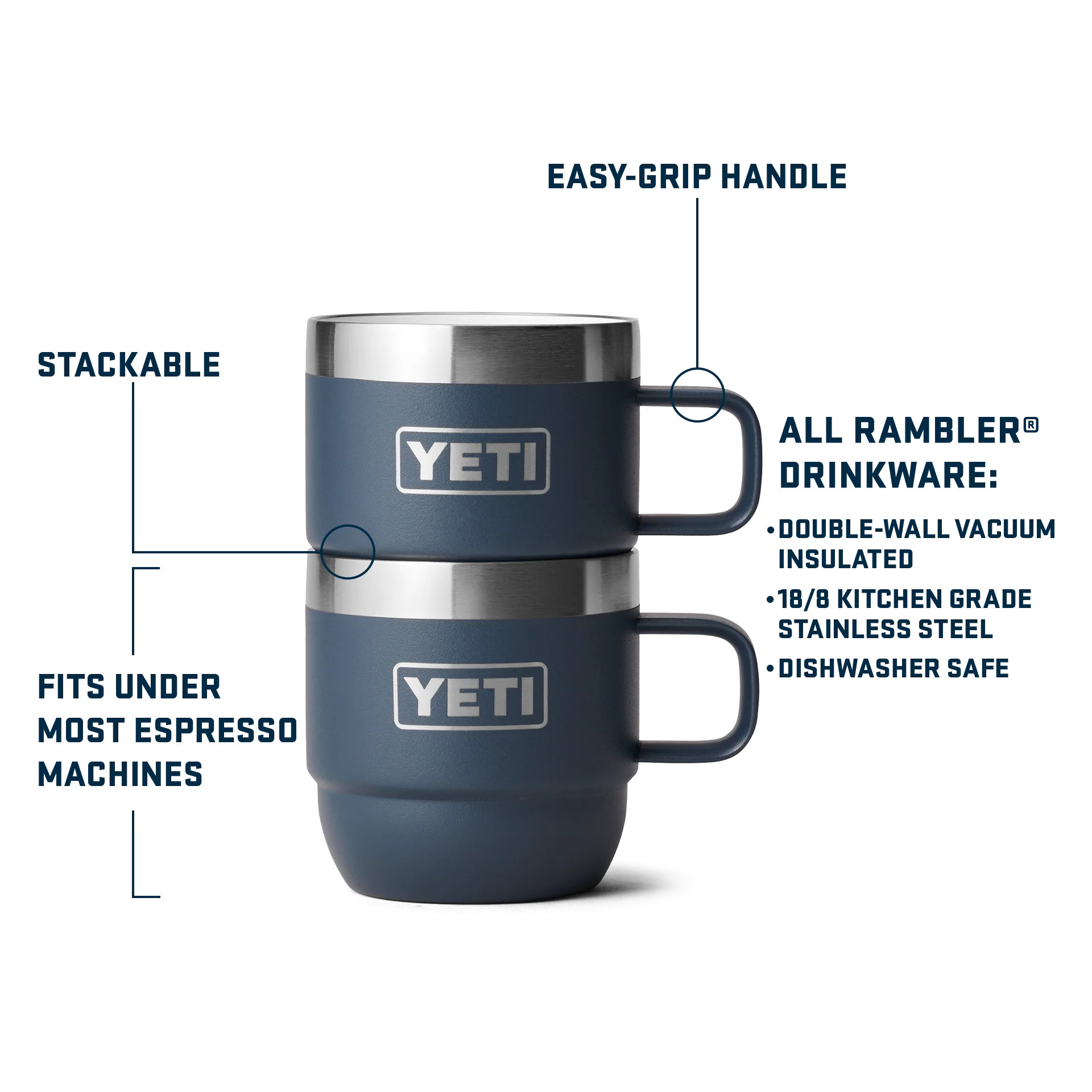 Rambler® 6 oz (177 ml) Stackable Mugs - Image 39