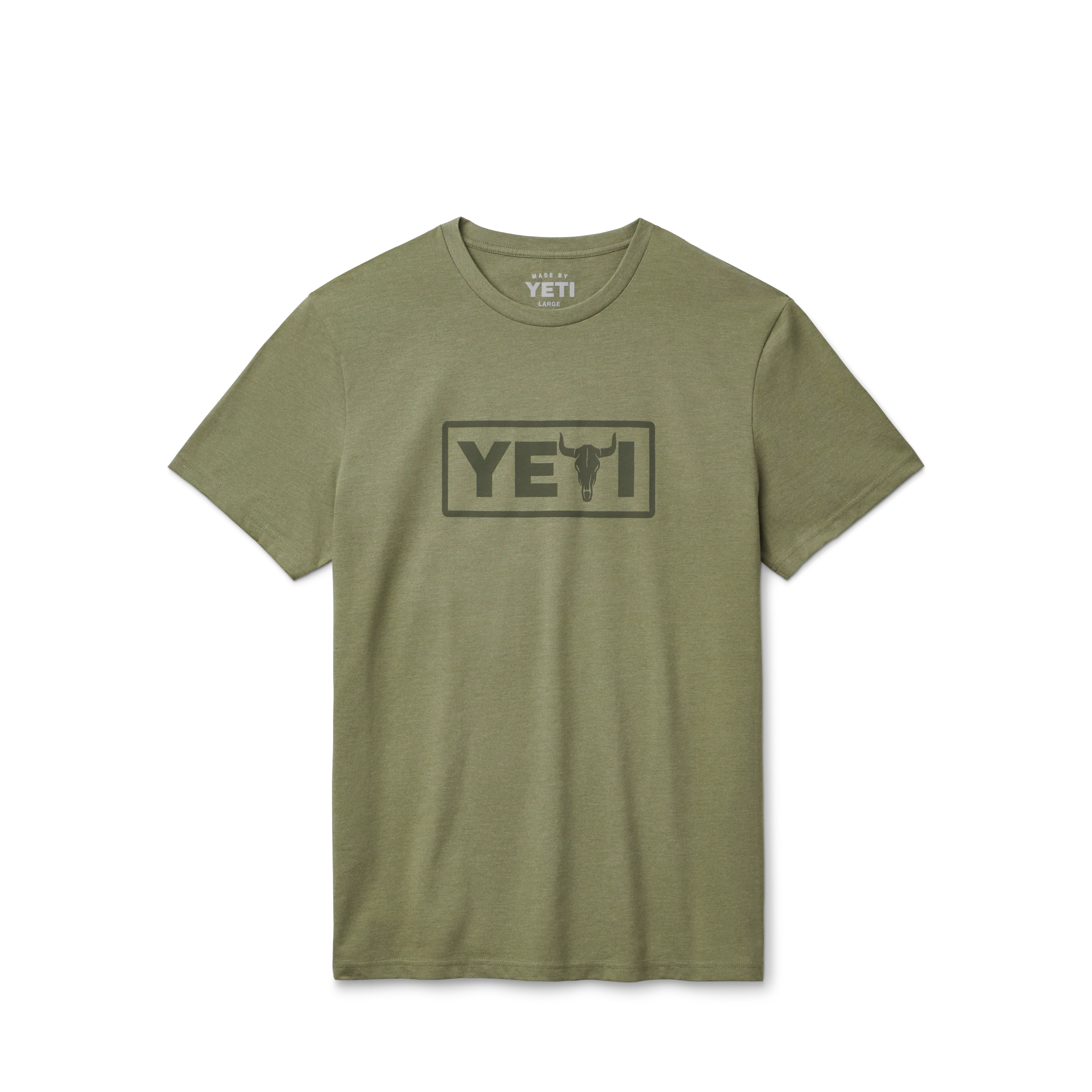 Steer Badge Short Sleeved T-Shirt Heather Olive