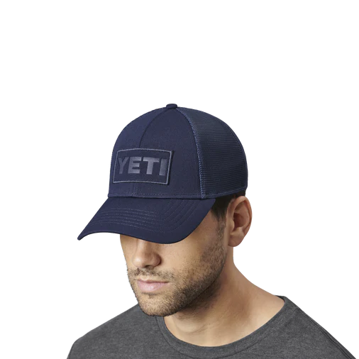 YETI Patch Trucker Hat Navy - Image 4
